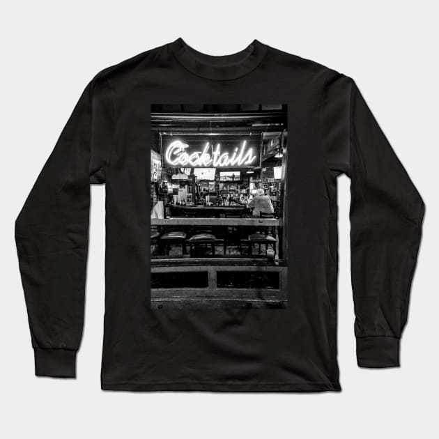 Cocktails Long Sleeve T-Shirt by ShootFirstNYC